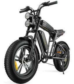 AKEZ Adult Fat-Tire E-Bike 1000W. 48V 13Ah Removable Battery. 94-Mile Range. Full Suspension