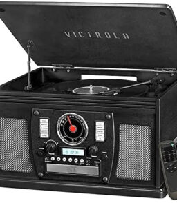 Victrola 8-in-1 Bluetooth Record Player With Built-In Speakers And Wireless Streaming