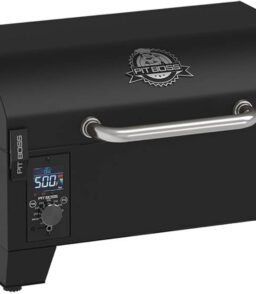 Pit Boss Table Top Wood Pellet Grill. Black. 7 lb Hopper. 24.8 in L x 18.7 in W x 14.2 in H - PB150PPG 11091