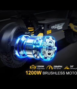 Off Road Electric Scooter For Adults. 1200W. 11 in Tires. 330 lb Load - GT06