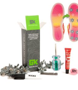Golfkicks Golf Traction Kit For Sneakers With DIY Golf Spikes