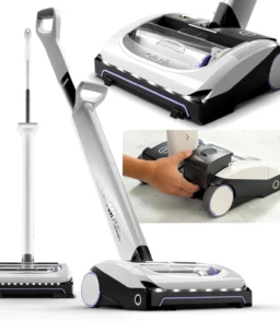 Platinum Cordless Vacuum Cleaner - Includes Anti-Hair Wrap Brush Bar - Perfect for Carpet and Hardwood Floors - Rechargeable 22v Li-ion Battery - Lightweight (7 lbs.)