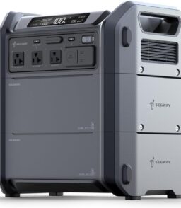 Segway Portable Power Station 2048Wh LiFePO4 Battery. 2200W. 3 AC Outlets - Cube 2000