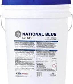 National Blue Ice Melt And Snow Salt 50lb Bucket