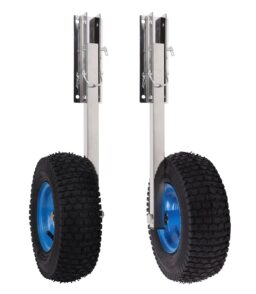 Boat Transom Launching Wheel Set. 12 Inch Wheels. 600 lbs