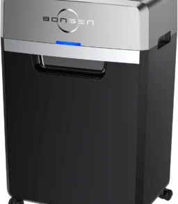 Heavy Duty Paper Shredder. 24-Sheet Cross-Cut Shredder. 40-Min Continuous Running Time. Commercial Grade Shredder for Office. 9-Gallon Big Basket. 55dB Super Quiet. P-4 High Security (S3105)