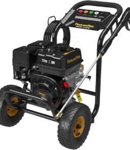 Poulan Pro Gas Pressure Washer 3400 PSI 2.6 GPM 212cc 4-Cycle With 30ft Hose. 21 Inch Lance. 5 Nozzles