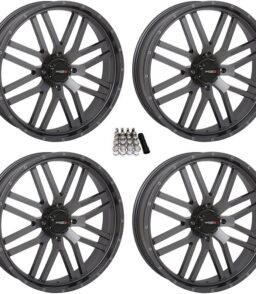 System 3 ST-3 Gunmetal UTV Wheels 22 Polaris RZR 1000 XP/Ranger XP 900/1000