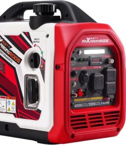 maXpeedingrods 4000 Peak Watt 3200 Running Watt Portable Gas Inverter Generator With Bluetooth App. RV Ready. CO Alarm - MXR4000