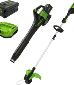 60V 13 Cordless String Trimmer & Leaf Blower Combo Kit. 4.0 Ah Battery and Charger Included
