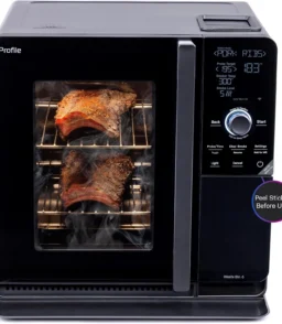 Smart Indoor Pellet Smoker. with Active Smoke Filtration. 5 Smoke Control Settings. WiFi Connected. Electric. Countertop BBQ Appliance. Black
