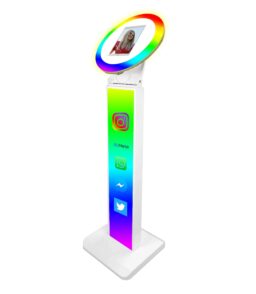Automatic Selfie 12.9 Inch iPad Photo Booth Floor Stand
