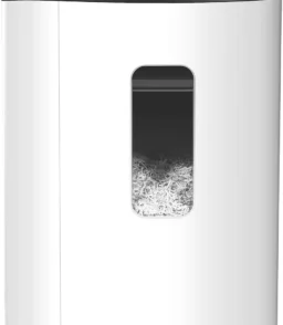 150 Sheet Auto-Feed Micro Cut Paper Shredder for Home Office Use. P-5 Super High Security (5/64 x 19/32 inches). Large 6-Gallon Bin. 20-Min Continuous Run. 55dB Ultra-Quiet. White