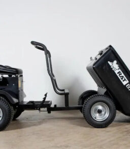 Rat Barrow Utility Cart - Black Powder-Coated Steel Frame
