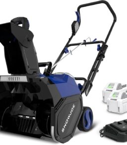 Snow Joe IONMAX 48V 18 Inch Cordless Electric Snow Blower With LED Light And Wheels - 24V-X2-SB18-GO