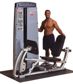 Body-Solid Pro Dual Leg & Calf Press Machine. 210 lb Weight Stack - DCLP-SF