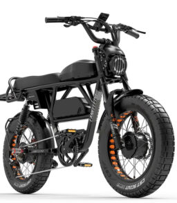 Lankeleisi Fat Tire E-Mountain Bike. 1000W Dual Motor. 45Ah Battery - X-Black Knight