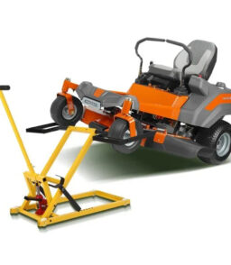 Lawn Mower Lift With Hydraulic Jack. 26 Inches. 500 LBS Capacity. Yellow - PHO_13L5VR2X2L