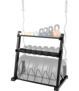 Yes4All Multi-Functional Weight Storage Rack - 1000LBS Capacity
