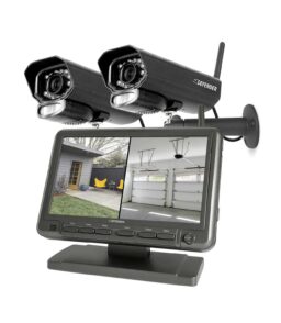 Defender Non Wi-Fi Plug-in Security Camera System With 7in Display Monitor - PhoenixM2