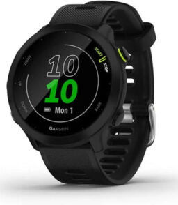 Garmin Forerunner 55 GPS Running Watch With Heart Rate Monitoring And PacePro Training