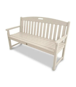 POLYWOOD Outdoor Bench. 60-Inch Recycled Plastic - Yacht Club