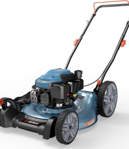 SENIX Gas Lawn Mower 144 cc 21 inch 2-in-1 Push. 4-Cycle Engine. 6-Position Cutting Height