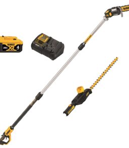 Dewalt 20V MAX Cordless Pole Saw And Pole Hedge Trimmer Combo Kit. 8 in Bar - DCKO86M1 (DCPS620/DCPH820)