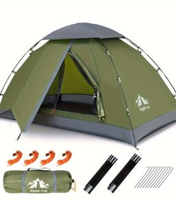 Kunkun E-commerce Backpacking Tent. 1 Person. Single-Size. Green