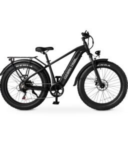 Ozark Trail Electric Fat Tire Bike. 26in. 48V. Class 2. Black. Fits Riders 5ft 2in - 6ft 1in - M.3 Ranger+