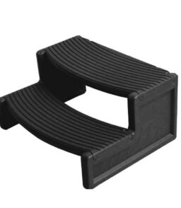 Confer Plastics Resin Multi-Purpose Spa And Hot Tub Handi-Step Steps. Black