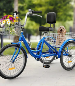 Adult 3-Wheel Pedal Tricycle. 24 And 26 Inch. 7-Speed