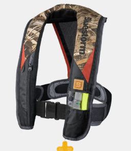 Bluestorm Gear Atmos 40 Automatic/Manual Inflatable PFD Life Jacket for Adults - Realtree Max5 Camo